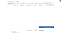 Desktop Screenshot of iims.org.uk